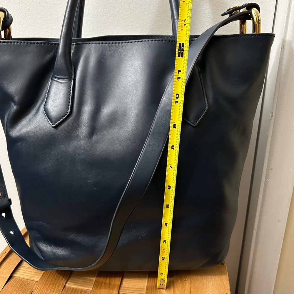 J. Crew -Harper Tote Bag in Navy Blue - Picture 11 of 12
